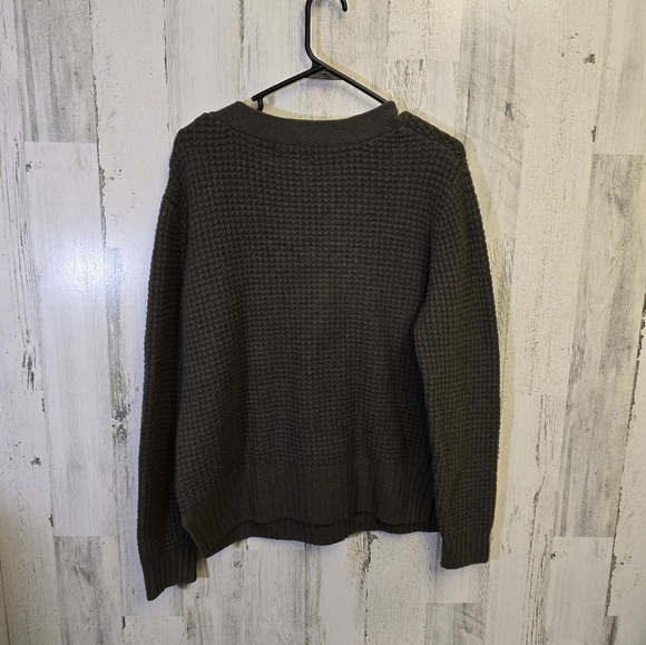 Ruby moon knit Lace-Up Sweater women's size medium - Picture 4 of 9